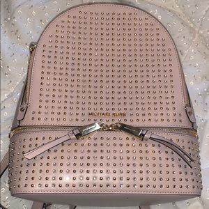 Michael Kors Rhea Zip Backpack Soft Pink NWT
